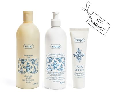 Ziaja SILK Körperpflege-Set mit Seidenproteinen