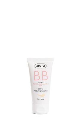 Ziaja BB Creme für trockene & empfindliche Haut - helle Tönung + LSF 15 - 50ml
