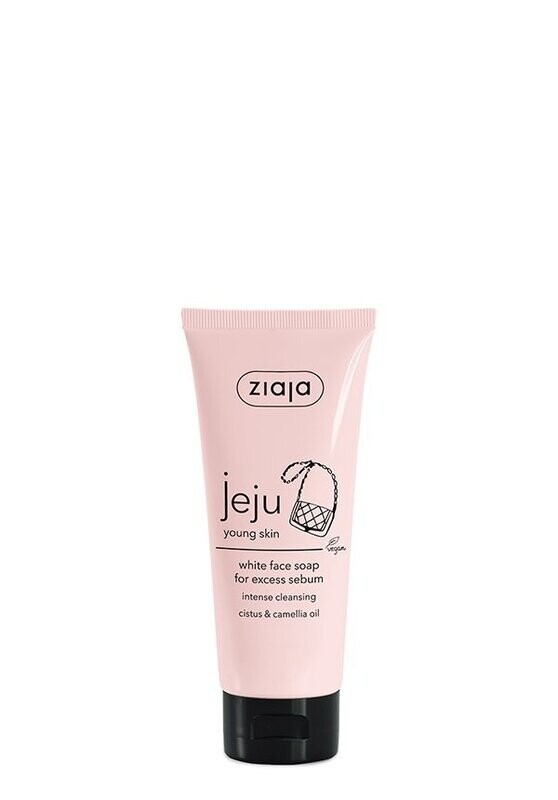 Ziaja JEJU YOUNG SKIN weiße Gesichtsseife zur Talgregulierung 75ml