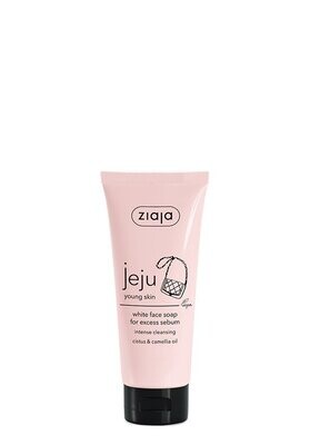 Ziaja JEJU YOUNG SKIN weiße Gesichtsseife zur Talgregulierung 75ml
