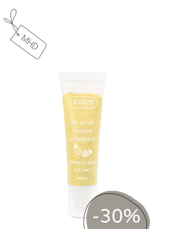 MHD Ziaja Zucker-Lippenpeeling - Tropische Ananas 12ml MHD Ziaja Zucker-Lippenpeeling - Tropische Ananas 12ml