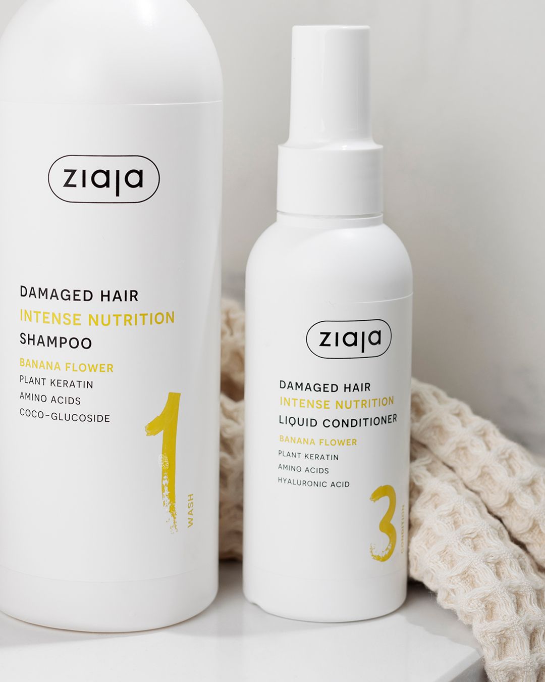 Ziaja BANANEN BLÜTEN Haarpflege-Set - DAMAGED HAIR