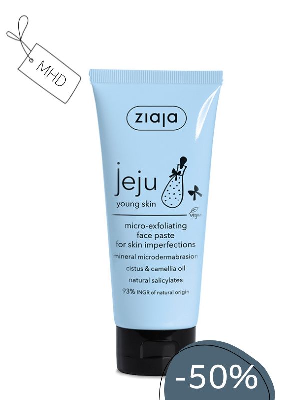 MHD: Ziaja JEJU YOUNG SKIN Mikro-Peeling Gesichtspaste 75ml MHD: Ziaja JEJU YOUNG SKIN Mikro-Peeling Gesichtspaste 75ml