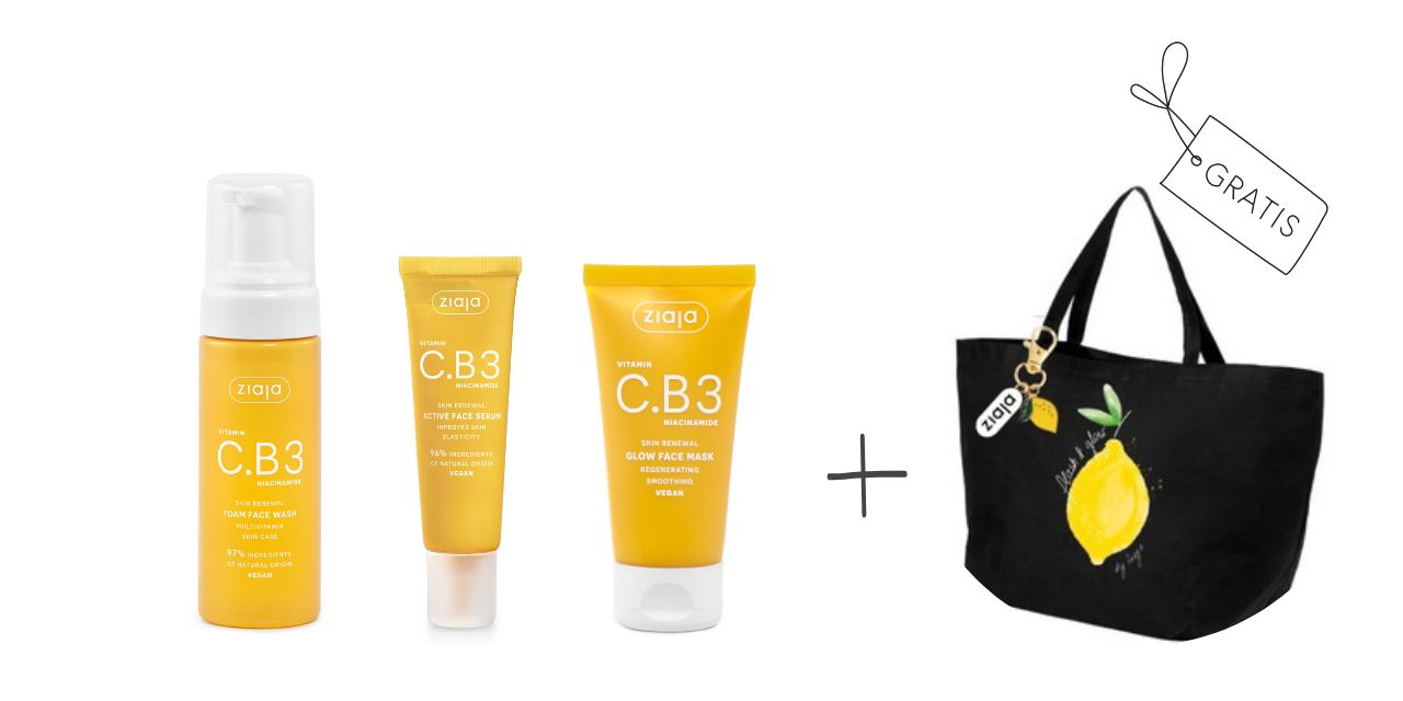 Ziaja VITAMIN C.B3 Flash & Glow Express - Gesichtspflegeritual-Set