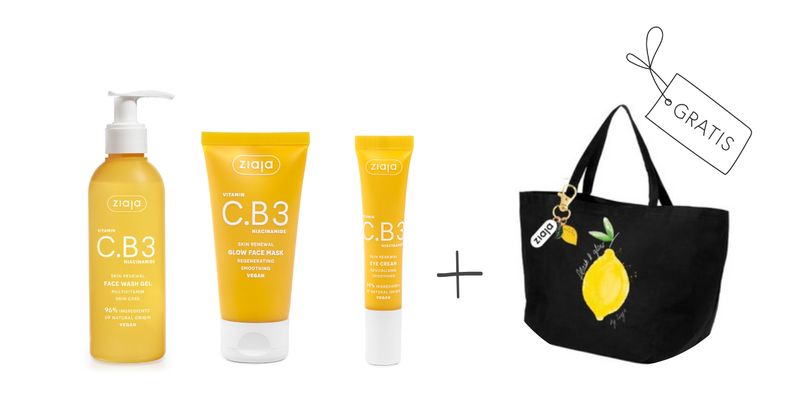 Ziaja VITAMIN C.B3 Flash & Glow regenerierendes Gesichtspflegeritual-Set