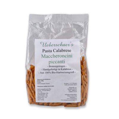 Ueberschaer's Pasta Calabrese Maccheroncini piccanti