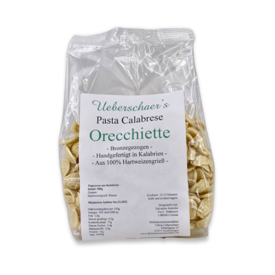 Ueberschaer's Pasta Calabrese Orecchiette