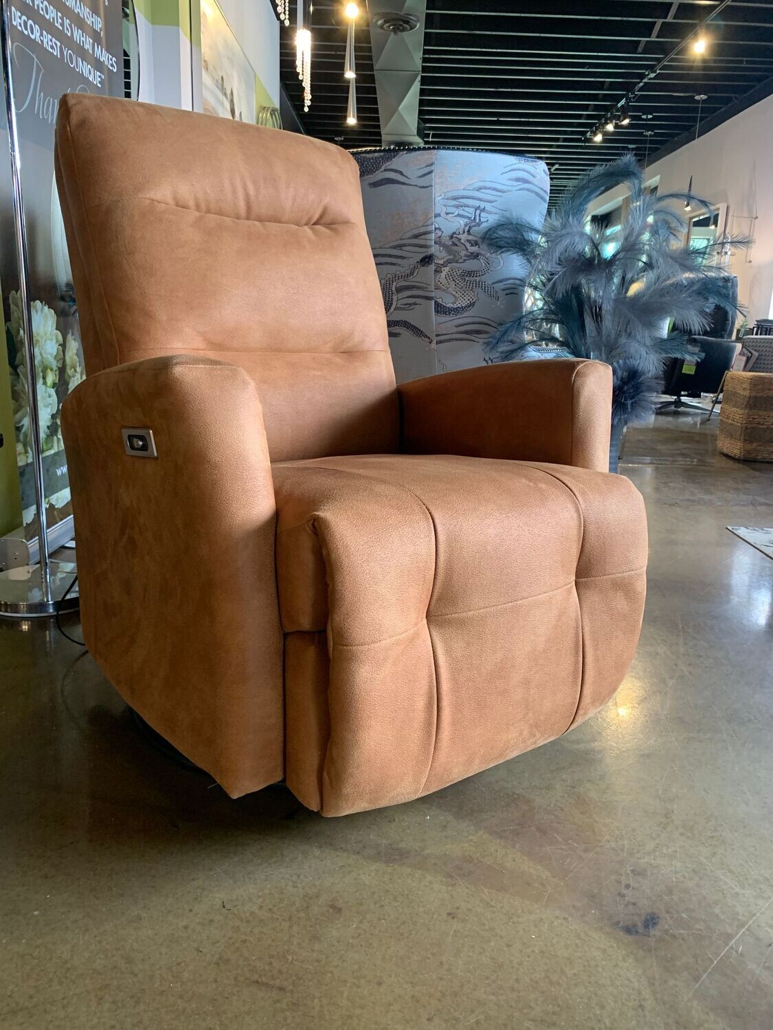 Elran POWER Recliner with Swivel & Glide