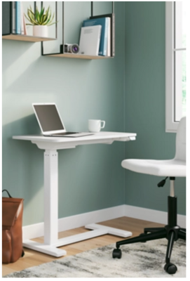 Ashley | Lynxtyn Adjustable Home Office Desk