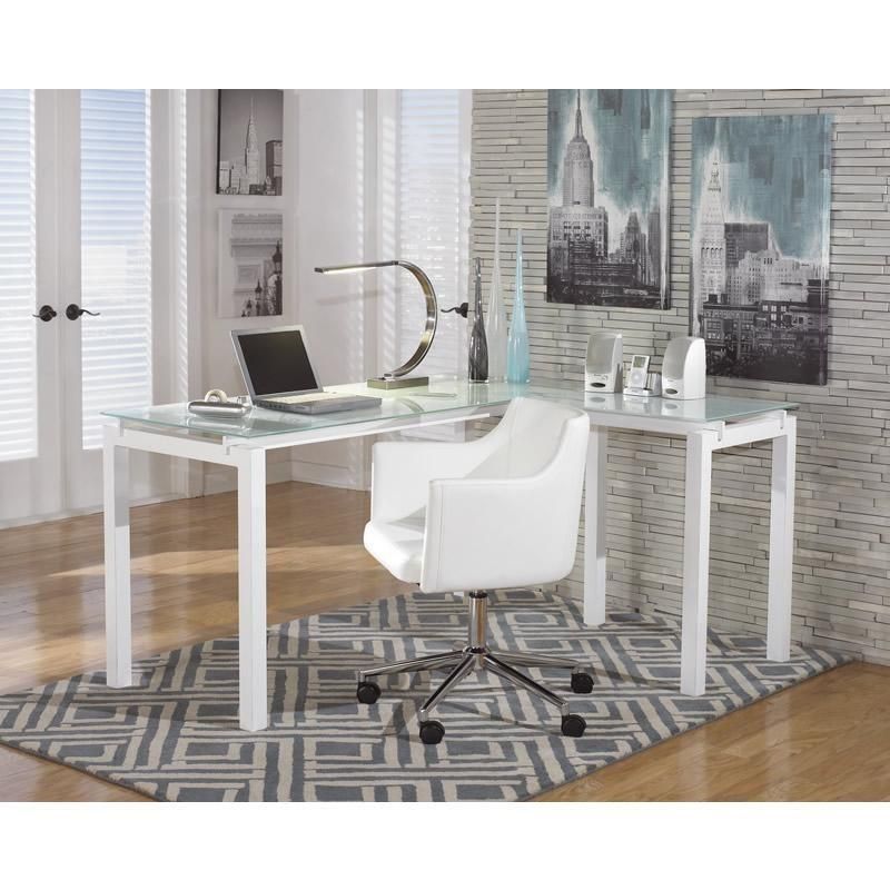 Ashley | Baraga L-Shaped Desk