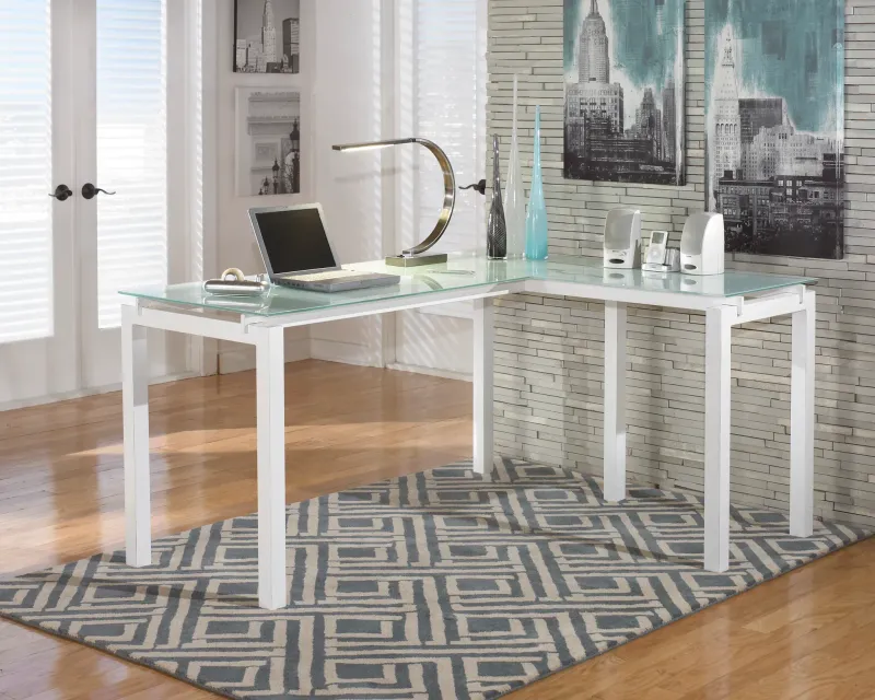 Ashley | Baraga L Shaped Desk