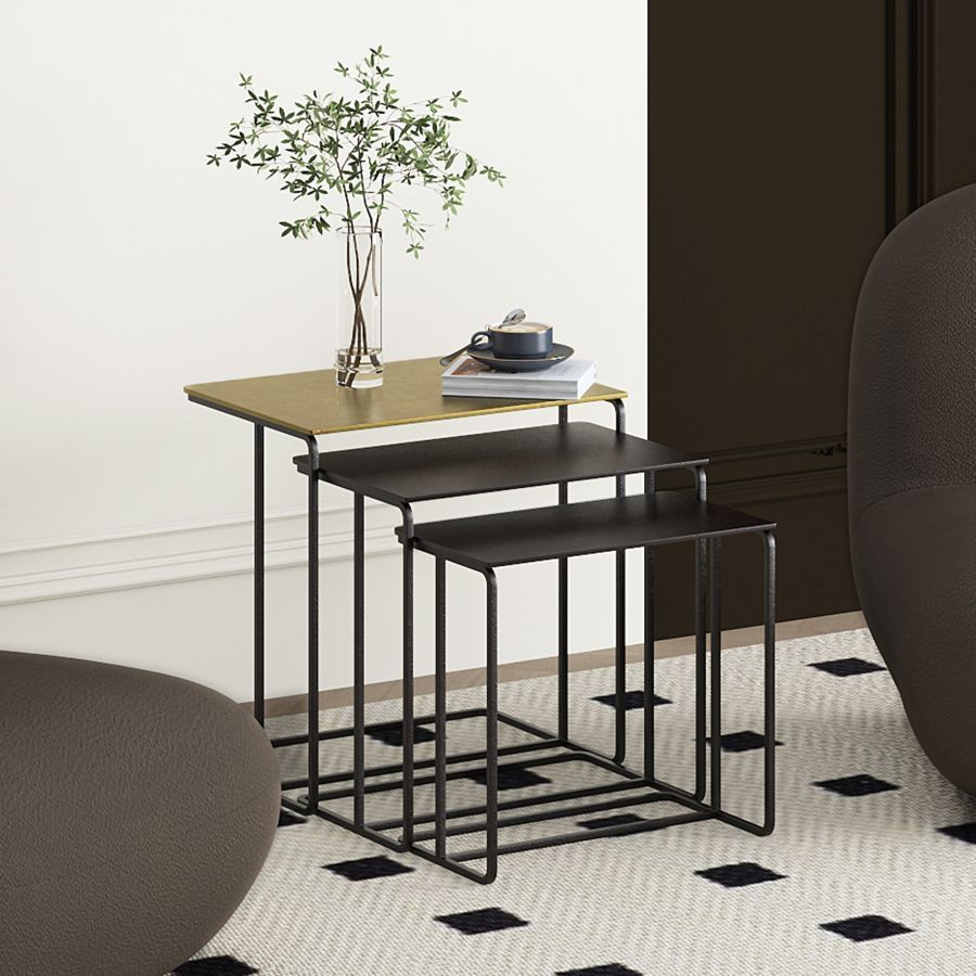 WorldWide | Bristol 3-PC Nesting Tables Set