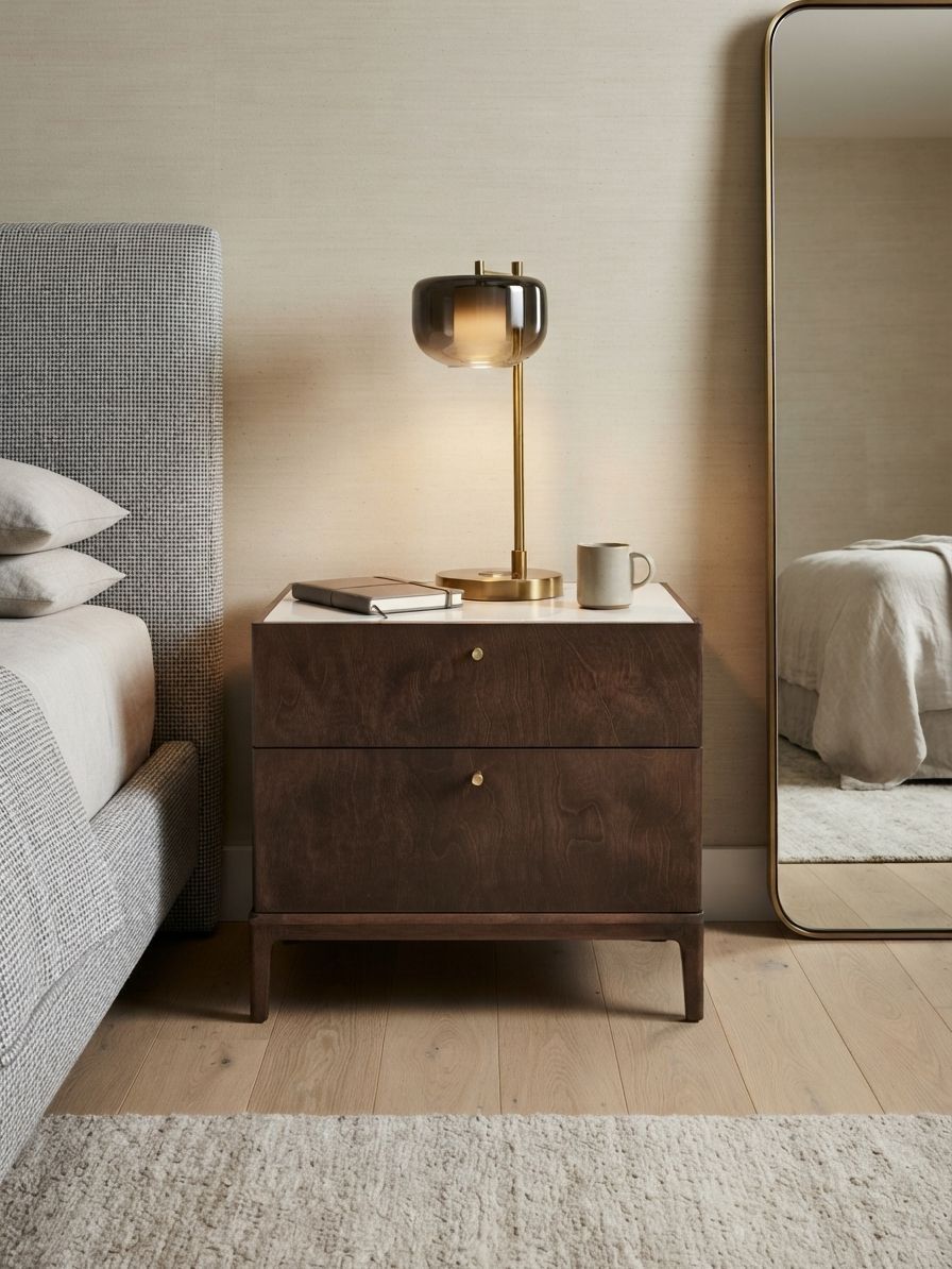 Huppe | Hemrik 2-Drawer Nightstand | 8444 | X2 IN STOCK!
