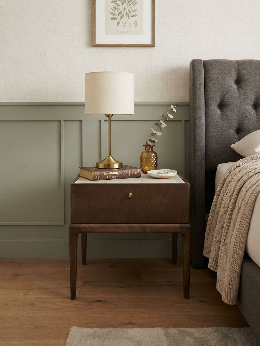 Huppe | Hemrik 1-Drawer Nightstand | 8441 | X2 IN STOCK!