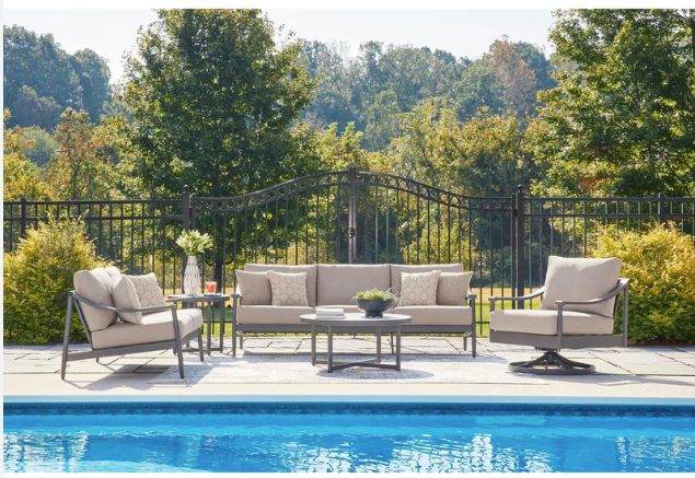 Ashley Furniture | OUTDOOR Sofa & 2 Swivel Chairs Ashley Furniture | OUTDOOR Sofa & 2 Swivel Chairs