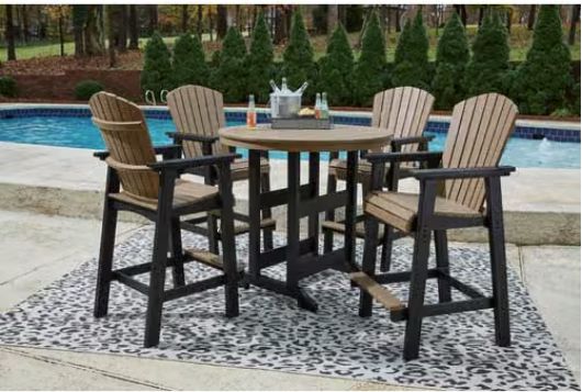 Ashley Furniture | OUTDOOR Counter Height Table & 4 Stools Ashley Furniture | OUTDOOR Counter Height Table & 4 Stools