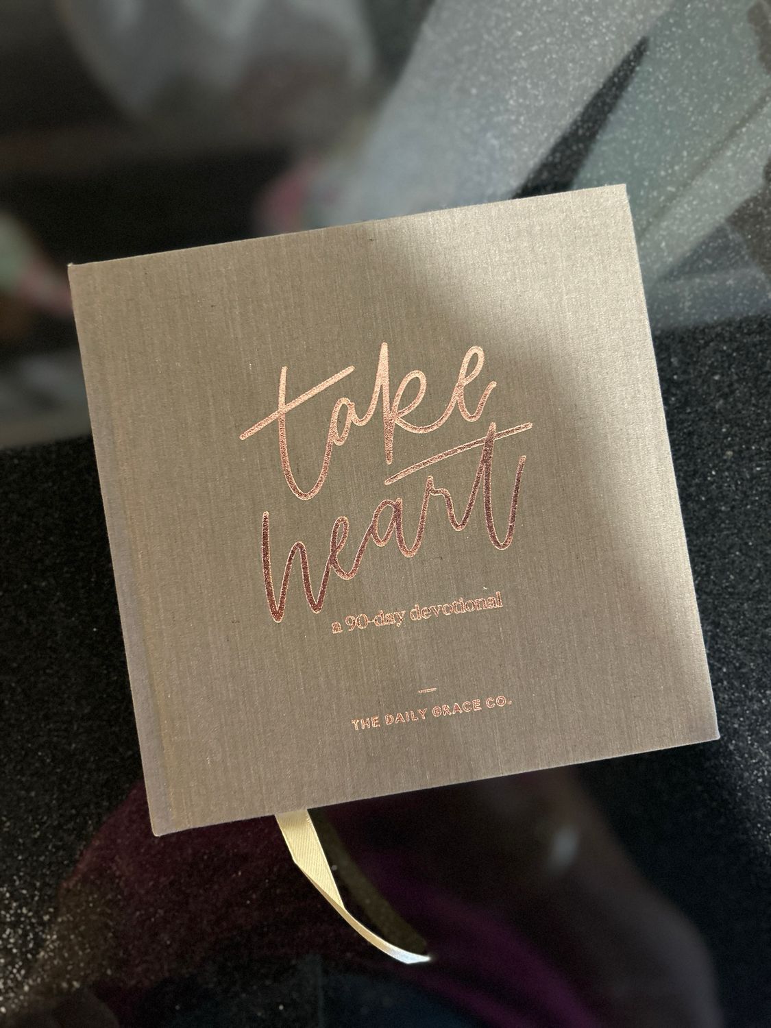 Take Heart, Devotional