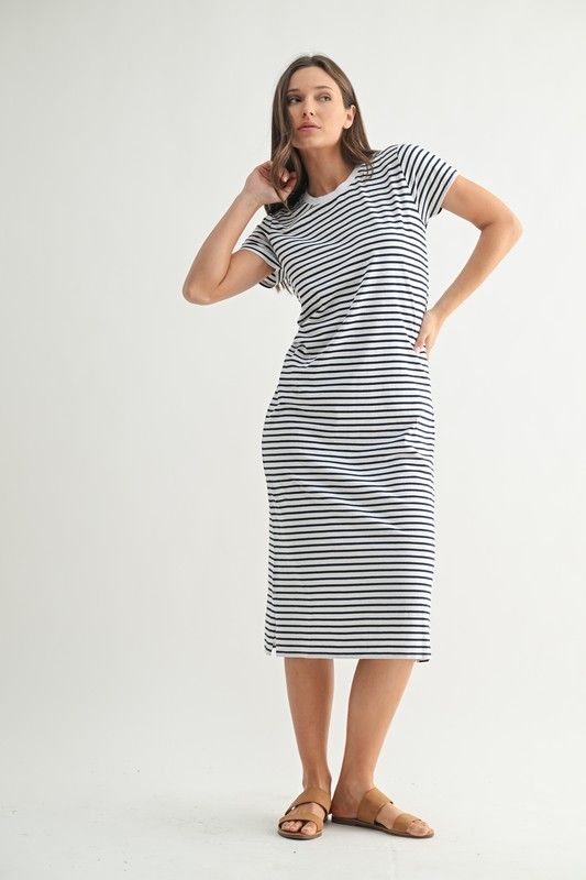 Coastal Cotton Tee Dress
