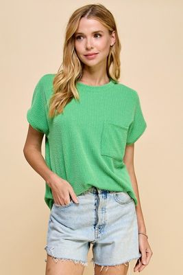 Crinkle Top, Green