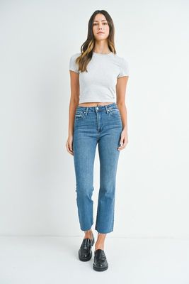 Just Black Tonal Crop Flare, Medium