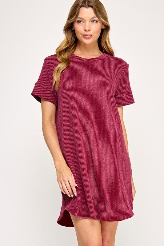 Perfect Day Dress, Cranberry