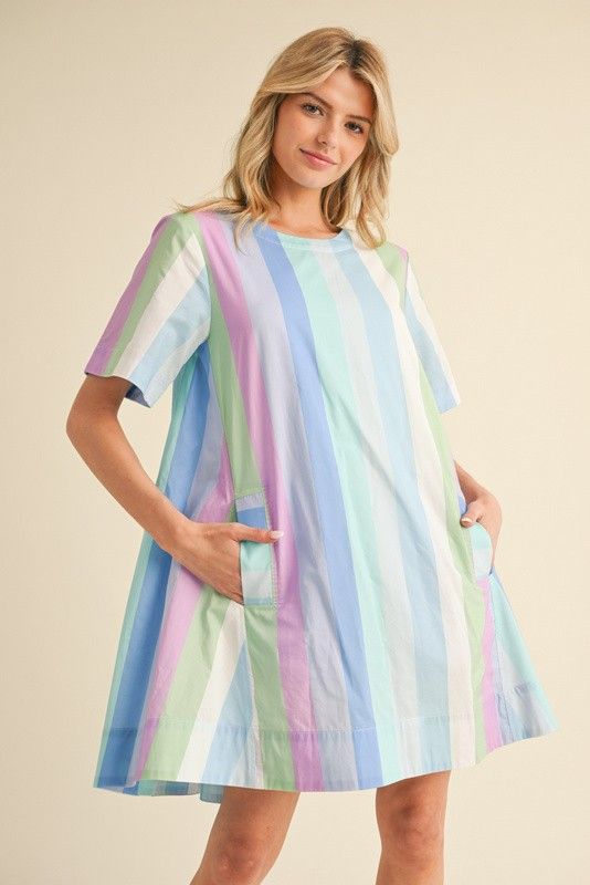 Julia Dress, Royal Mix