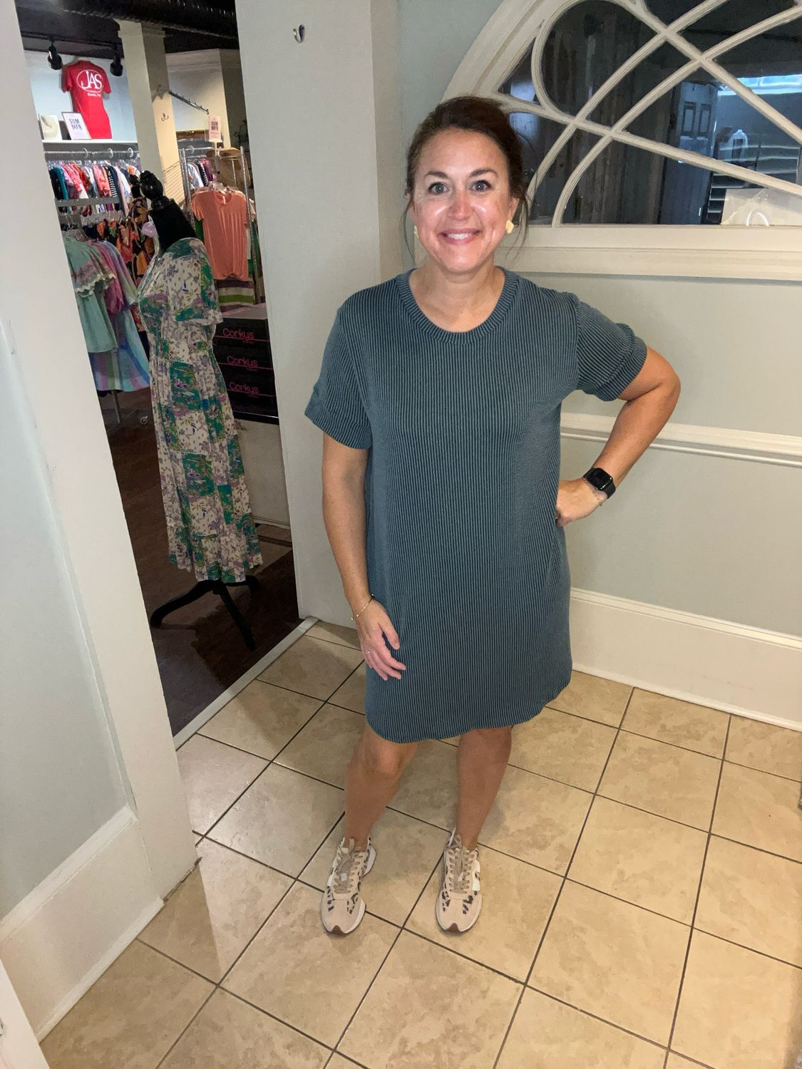 Perfect Day Dress, Teal