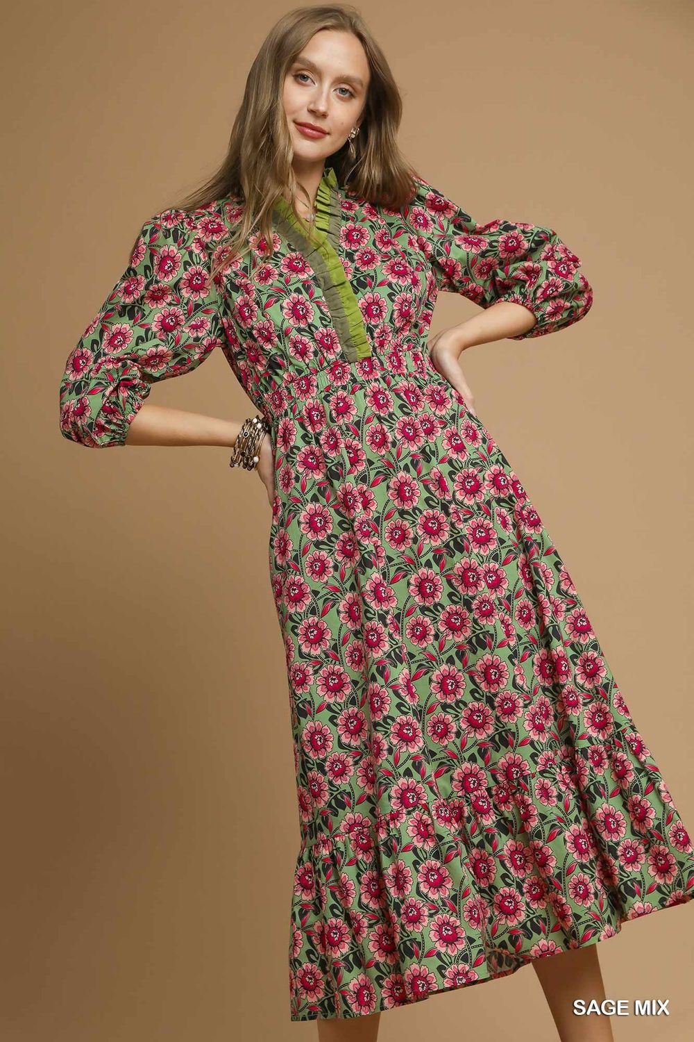 Kathleen Dress, Sage