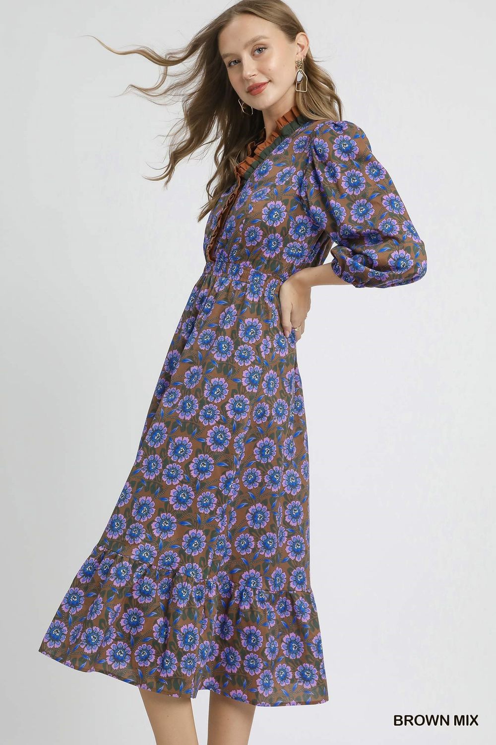 Kathleen Dress, Brown
