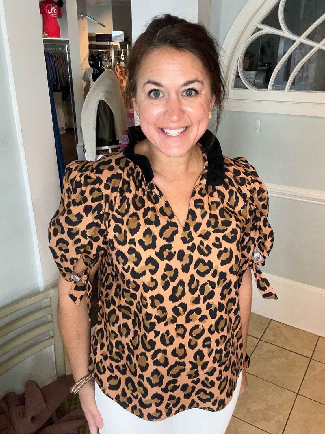 THML Cheetah Print Top