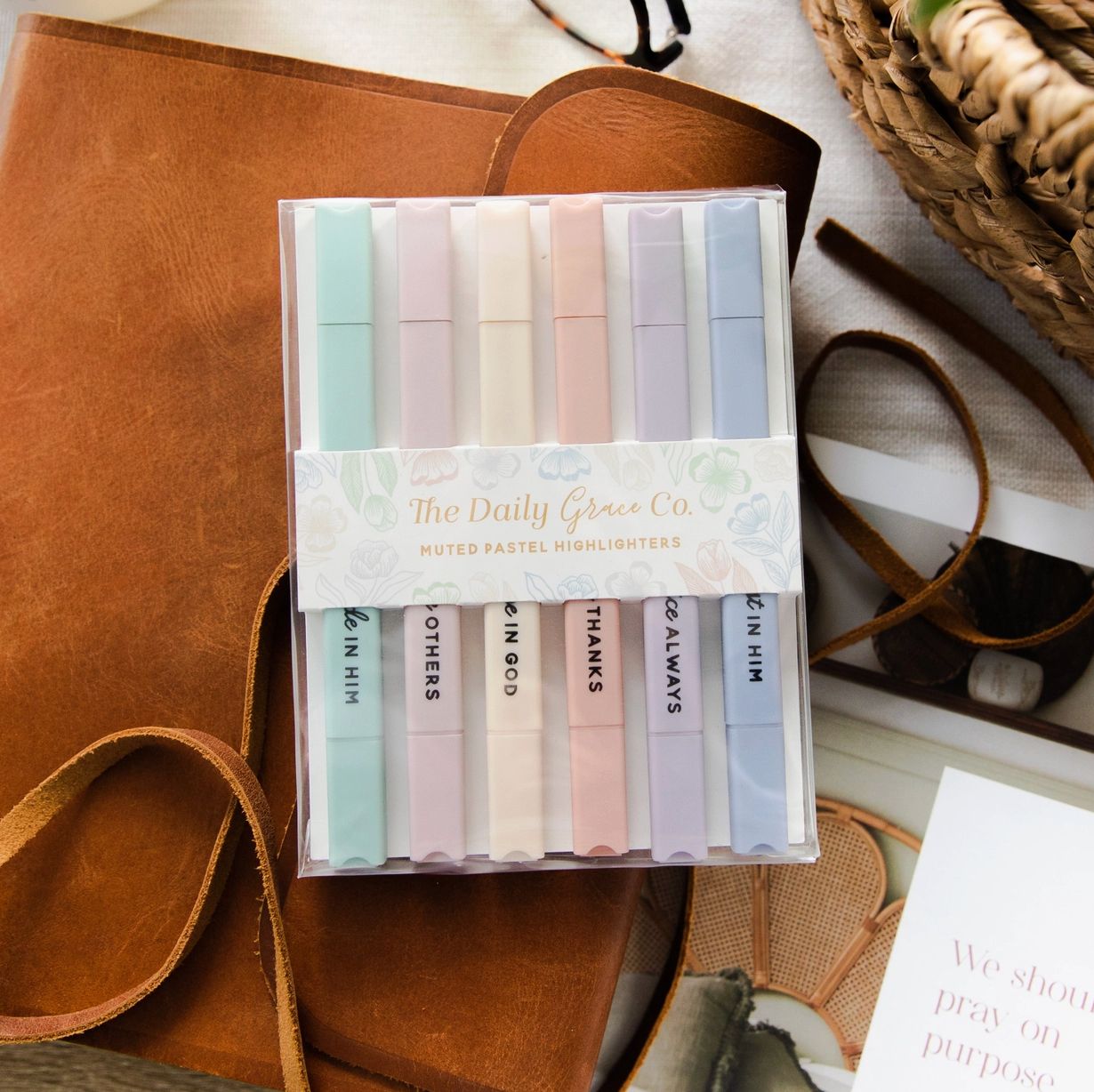 Bible Highlighters, Muted Pastel