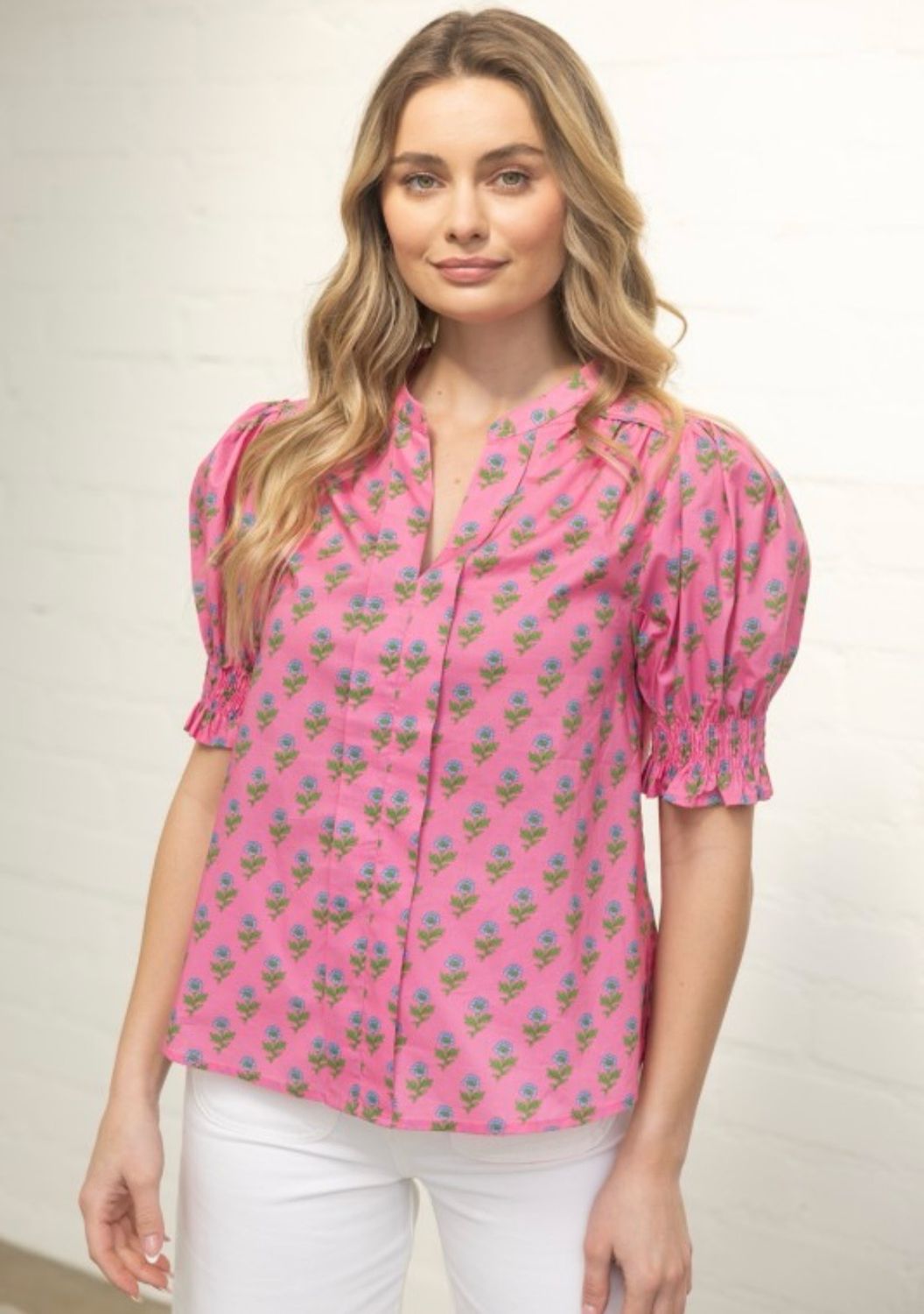 Pink Floral Top