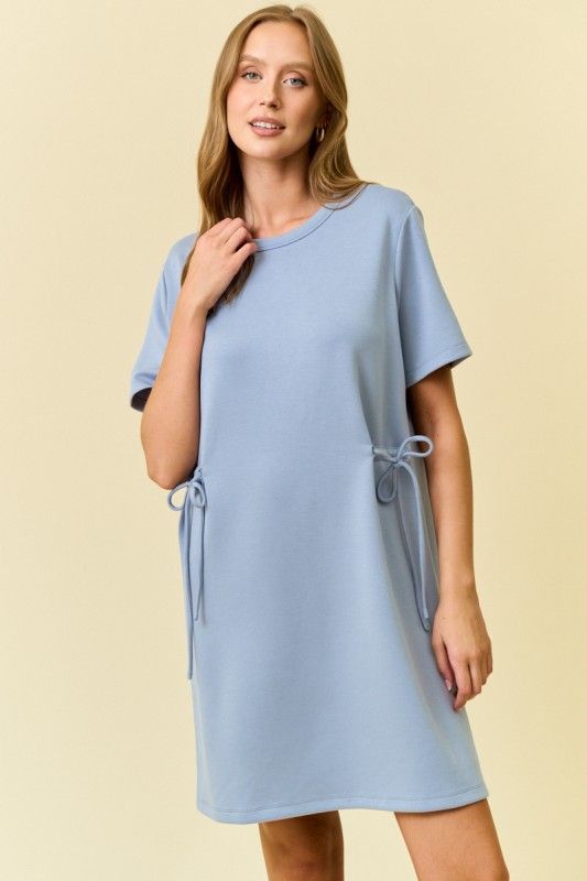 Modal Shirt Dress, Blue