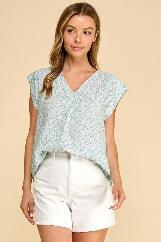 Pastel Geometric Top