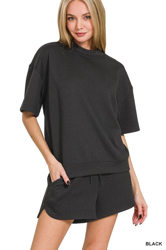 Scuba Shorts Set, Black