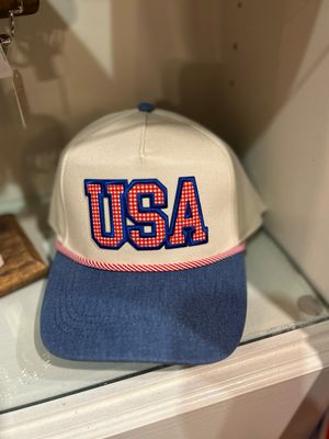 USA Gingham Hat