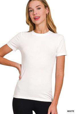 Basic Crew Neck, White