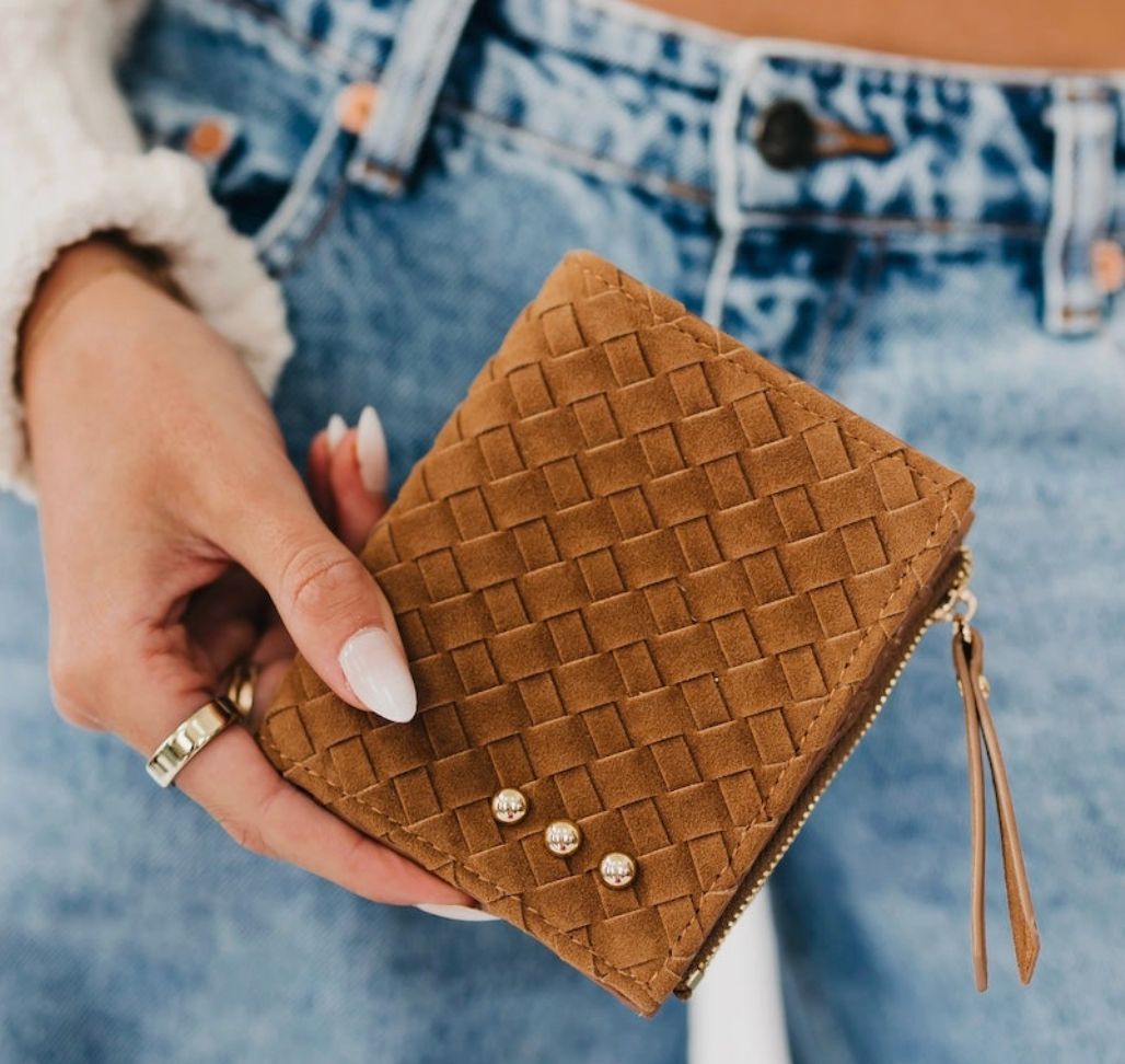 Kat Suede Wallet