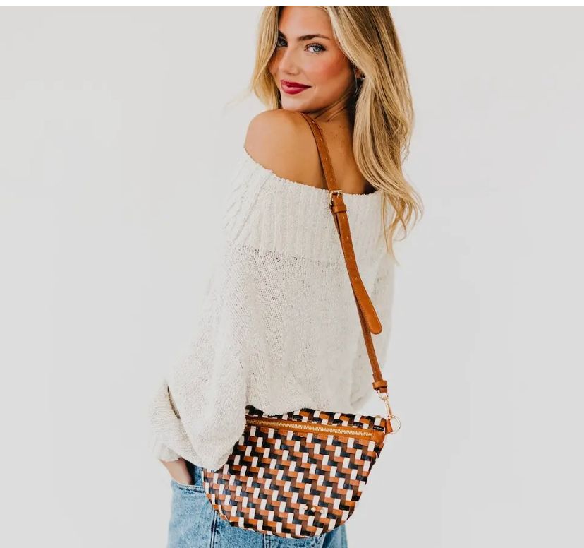 Diagonal Woven Westlyn Bum Bag