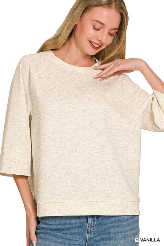 The Autumn Ease Pullover, Vanilla