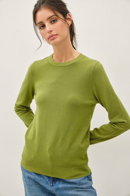 The Everyday Essential Sweater, Matcha
