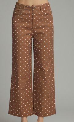 Polka Dot Pants, Brown