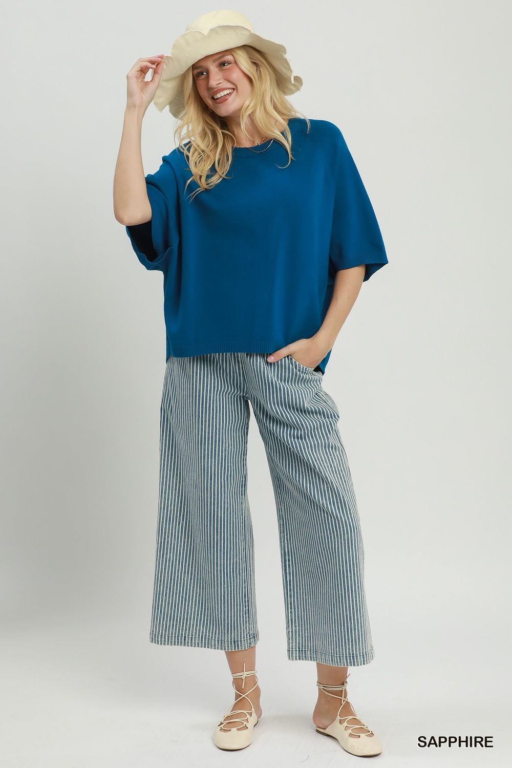 The Everyday Ease Sweater, Sapphire