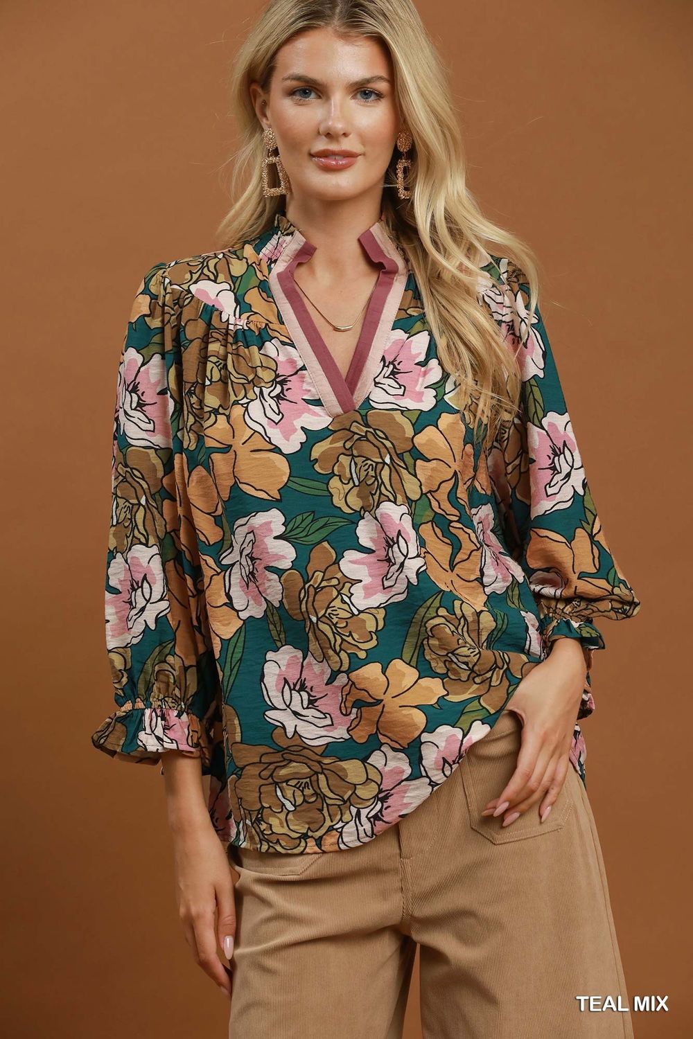 The Gathered Blooms Blouse