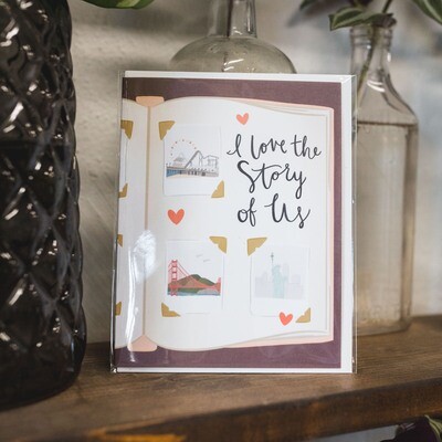 "I Love the Story of Us" Card