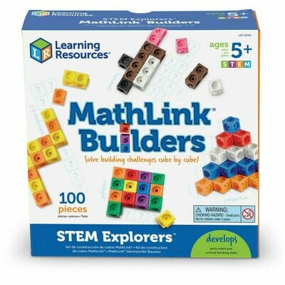 STEM Explorers Mathlink Builders - Set STEM de construcción con cubos