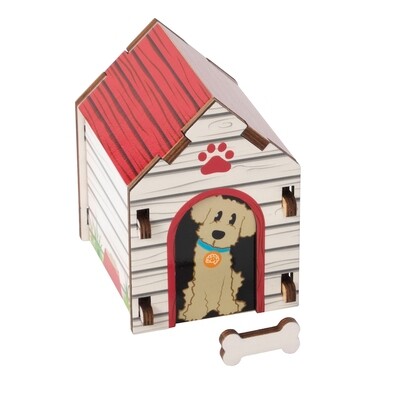 Build It Dog House/ Rompecabeza 3d Casita De Perro