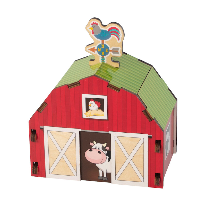 Build It Puzzle Barn/ Rompecabezas De Granja