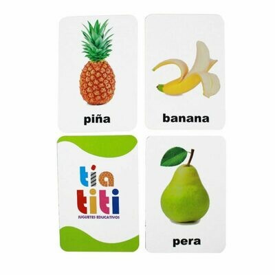 Flashcards Frutas y Verduras