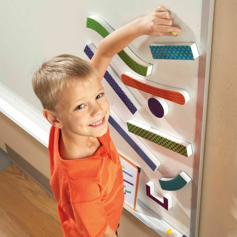 Tumble Trax™ Magnetic Marble Run -  Juego STEM de pista de canicas